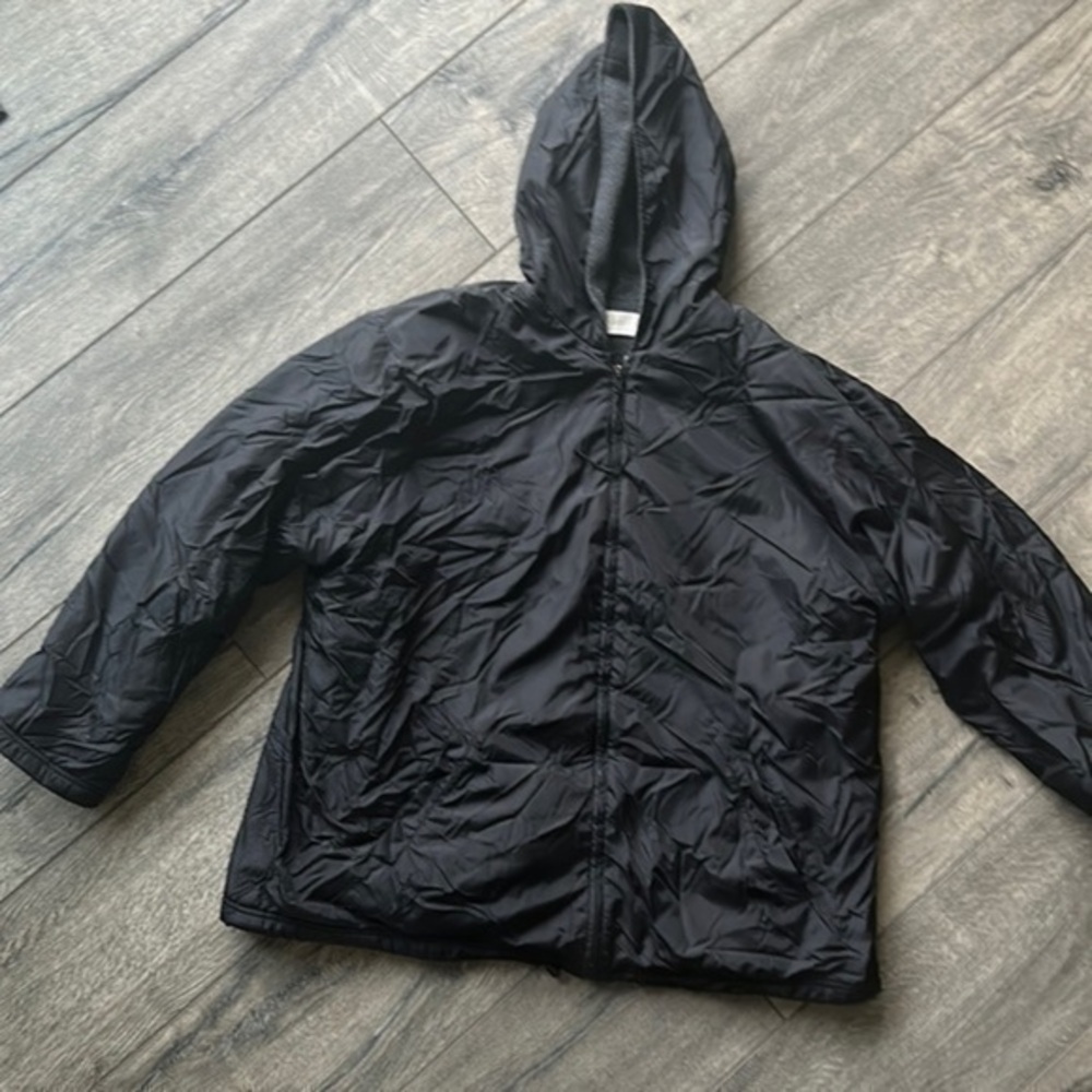 ELISABETH by Liz Claiborne coat womens puffer black size 2X lined